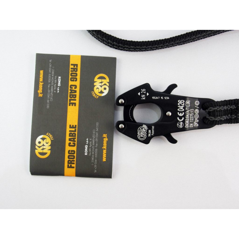 Hundeleinen Gummierte Leine Kong Frog 200 cm