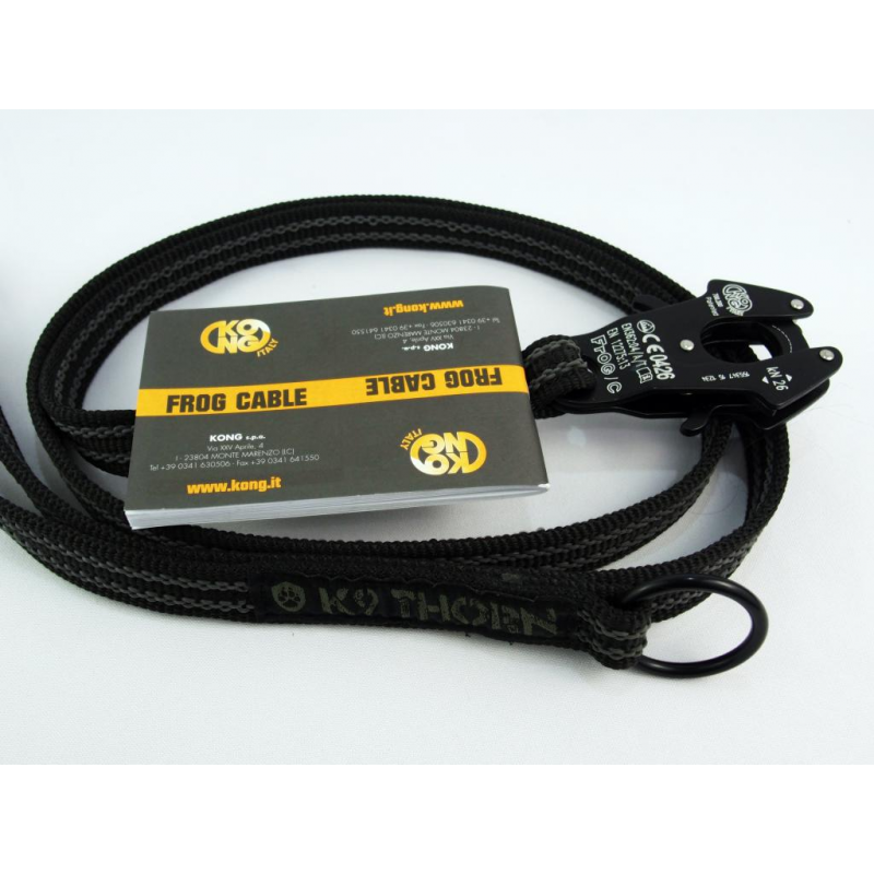 Hundeleinen Gummierte Leine Kong Frog 200 cm