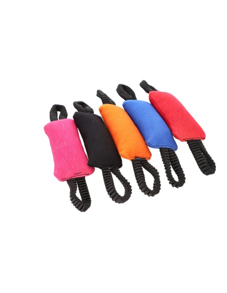 Dingo Gear Beißwurst Hundespielzeug mit zwei Griffen bungee