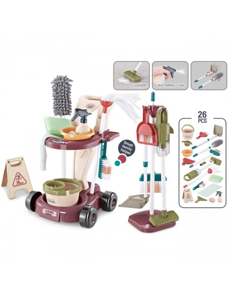 XXL Reinigungsset 3in1 Trolley 26 el.