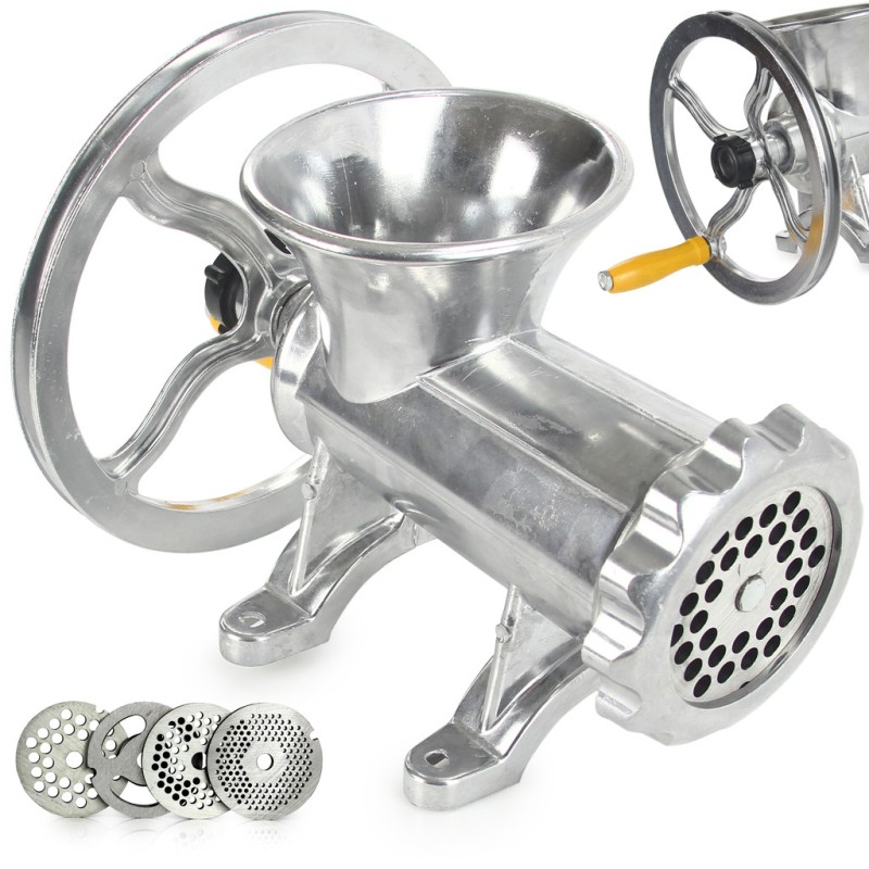 GROSSAG HAND FLEISCHWOLF MEAT MINCER MANUAL METALL SET...
