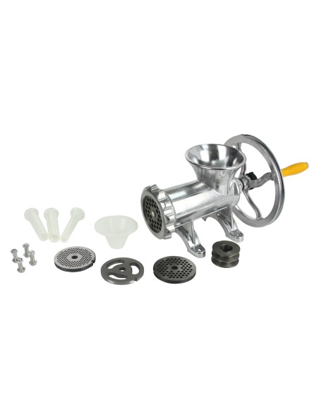 GROSSAG HAND FLEISCHWOLF MEAT MINCER MANUAL METALL SET SPRITZGEBÄCK