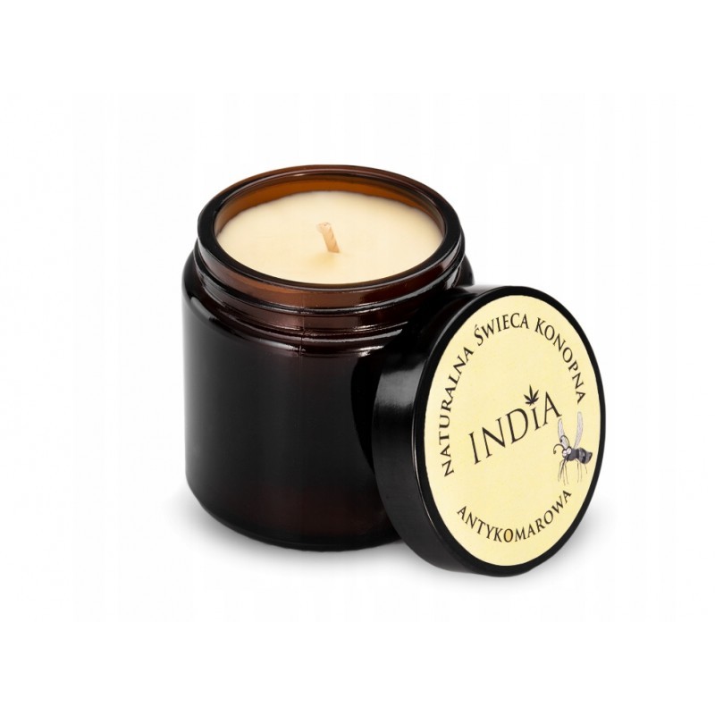 India Cosmetics Hanf-Kerze 90g