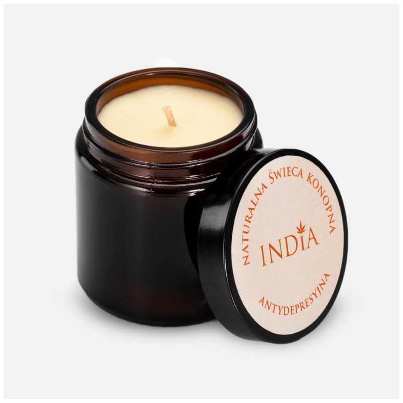 India Cosmetics Hanf-Kerze 90g