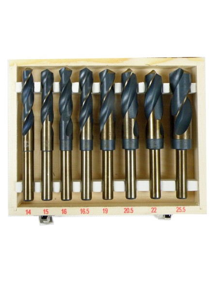 Spiralbohrer HSS Satz Metall Bohrer Set Bohrersatz Kobalt 14-25,5mm