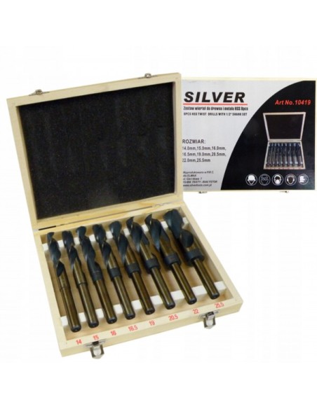 Spiralbohrer HSS Satz Metall Bohrer Set Bohrersatz Kobalt 14-25,5mm