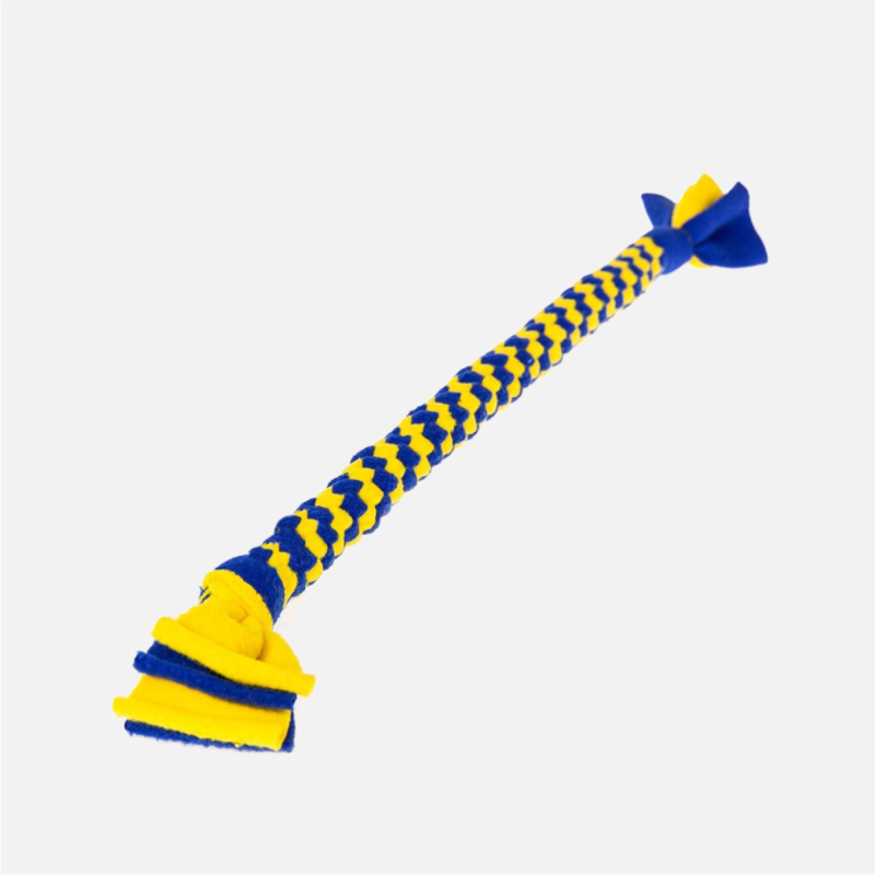 Hund Schlepper Fleece geflochten mit Schwänzen 60 cm 2