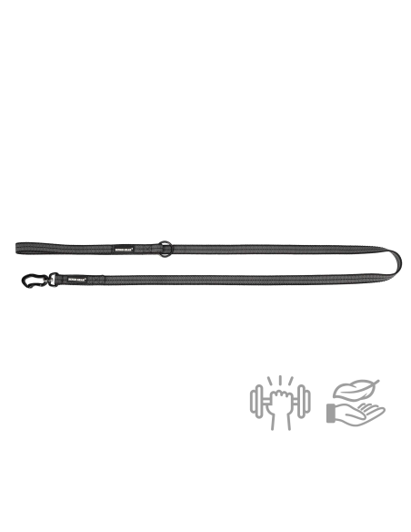 Ultraleichte Hundeleine aus gummiertem Gurtband