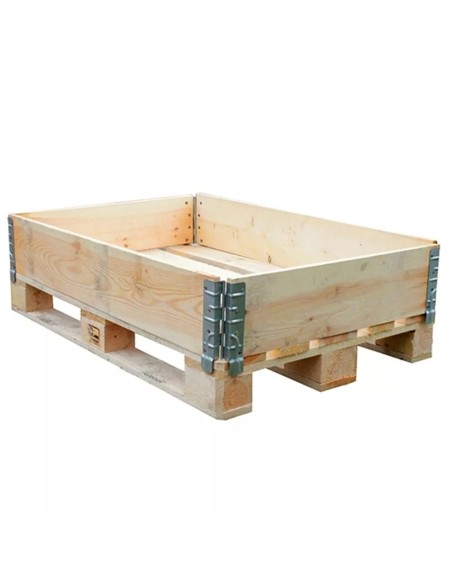 Palettenrahmen Aufsatzrahmen Hochbeet Gartenbeet Stapelrahmen 120 x80 cm IPPC