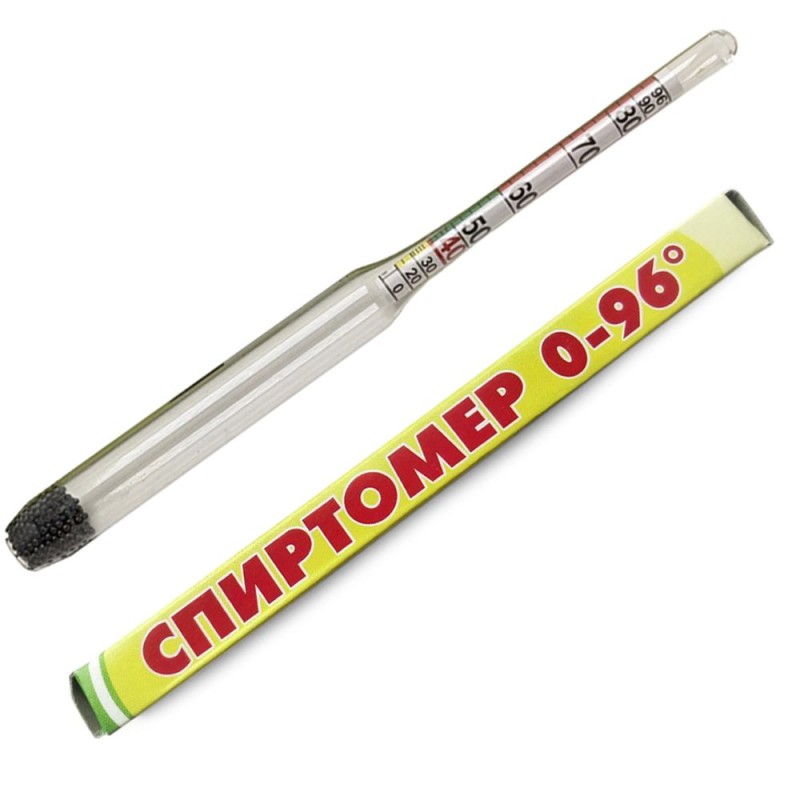 Alkoholmeter Alkoholmesser 0-96% Spirtometer...