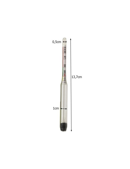 Alkoholmeter Alkoholmesser 0-96% Spirtometer Refraktometer Vinometer