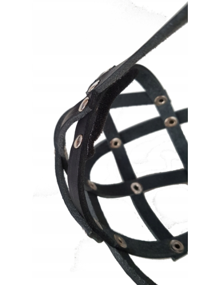 Champion Ledermaulkorb Pudel / Poodle Husky