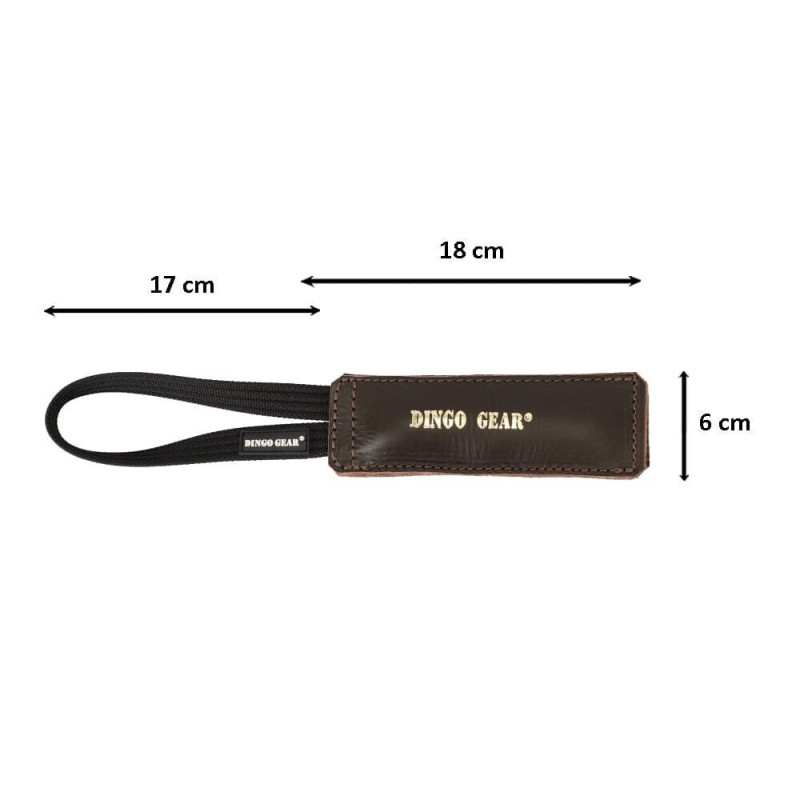 Beißwurst Hundespielzeug Leder 2