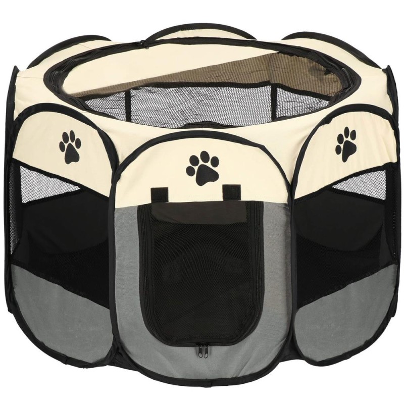 Welpenauslauf faltbar Welpenzaun Hunde Freilaufgehege... 2