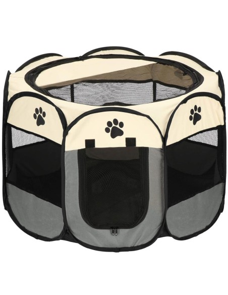 Welpenauslauf faltbar Welpenzaun Hunde Freilaufgehege Welpenlaufstall