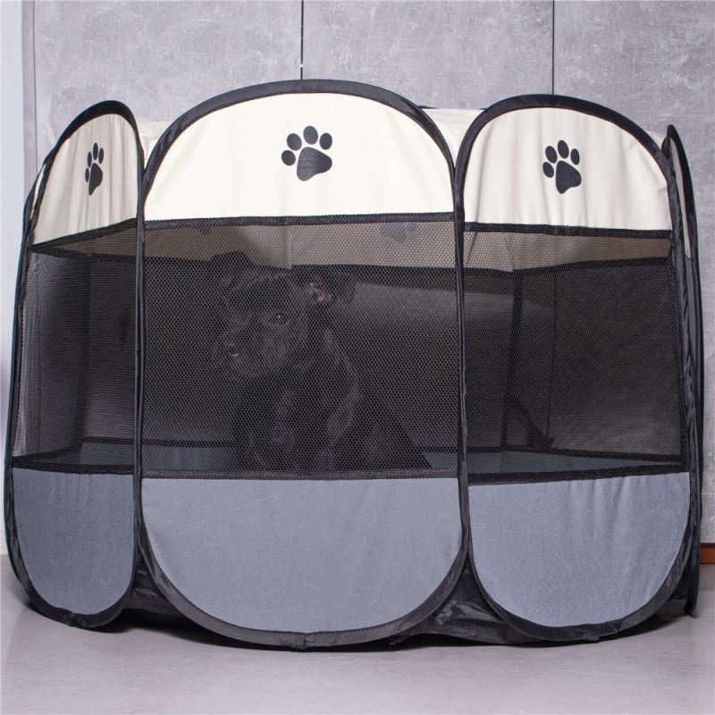 Welpenauslauf faltbar Welpenzaun Hunde...