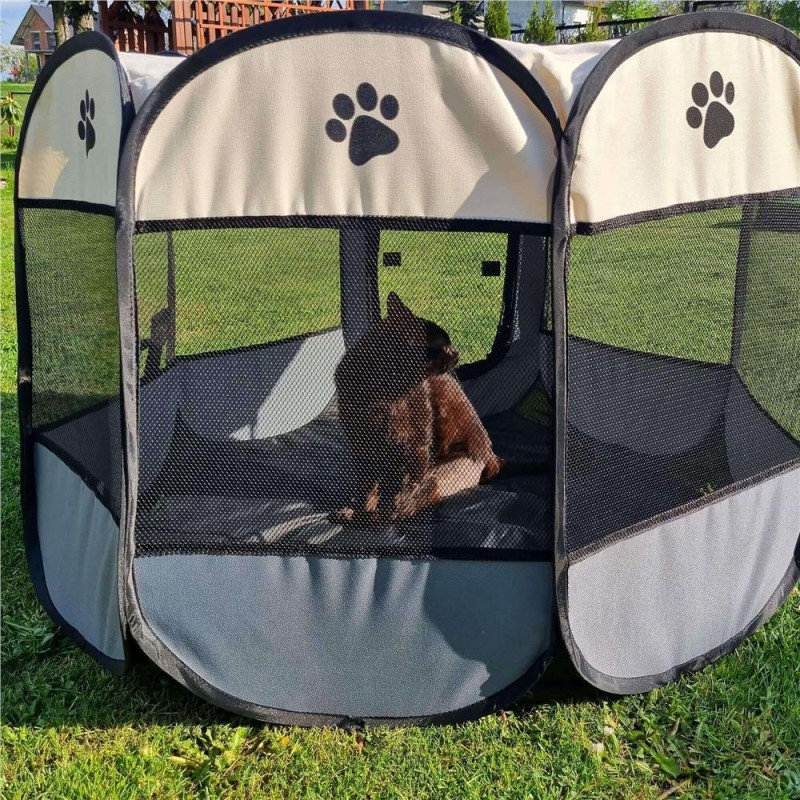 Welpenauslauf faltbar Welpenzaun Hunde...