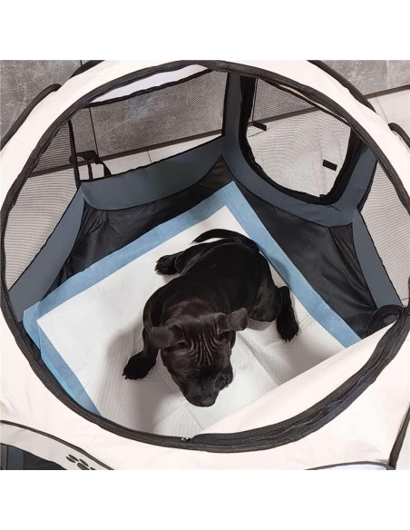 Welpenauslauf faltbar Welpenzaun Hunde Freilaufgehege Welpenlaufstall