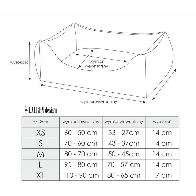 Hundebett-CEZAR multicolor