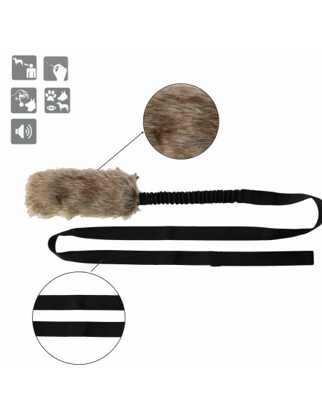 Dingo Hundespielzeug Kunstfell mit Quietsch