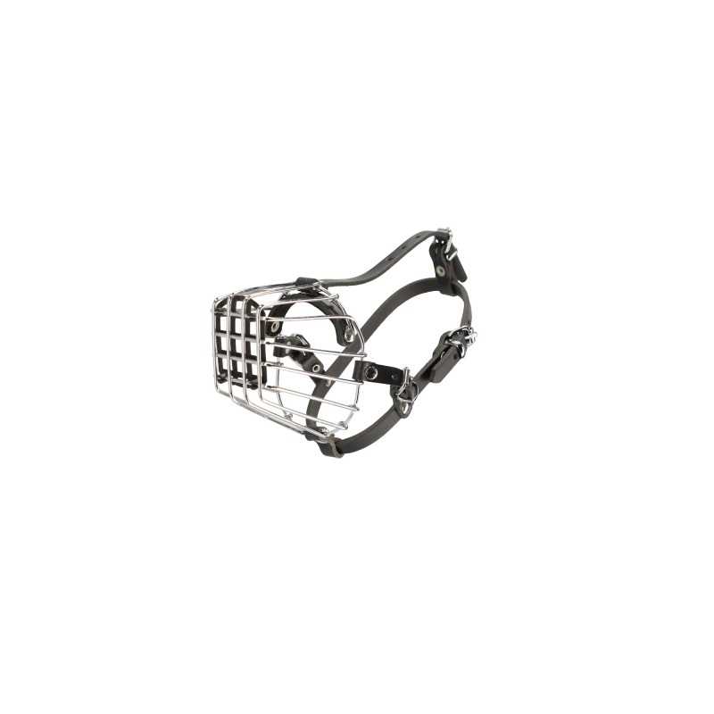 Dingo Mettal Maulkorb mit Kunststoffgitter