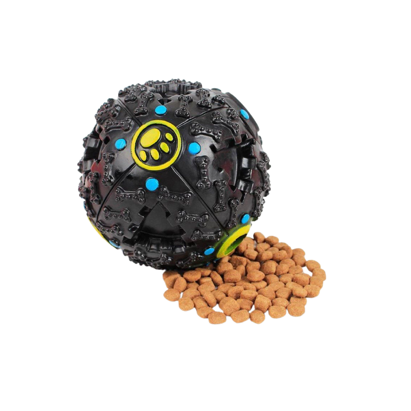 Snackball – Trainingsball – 12 cm schwarz