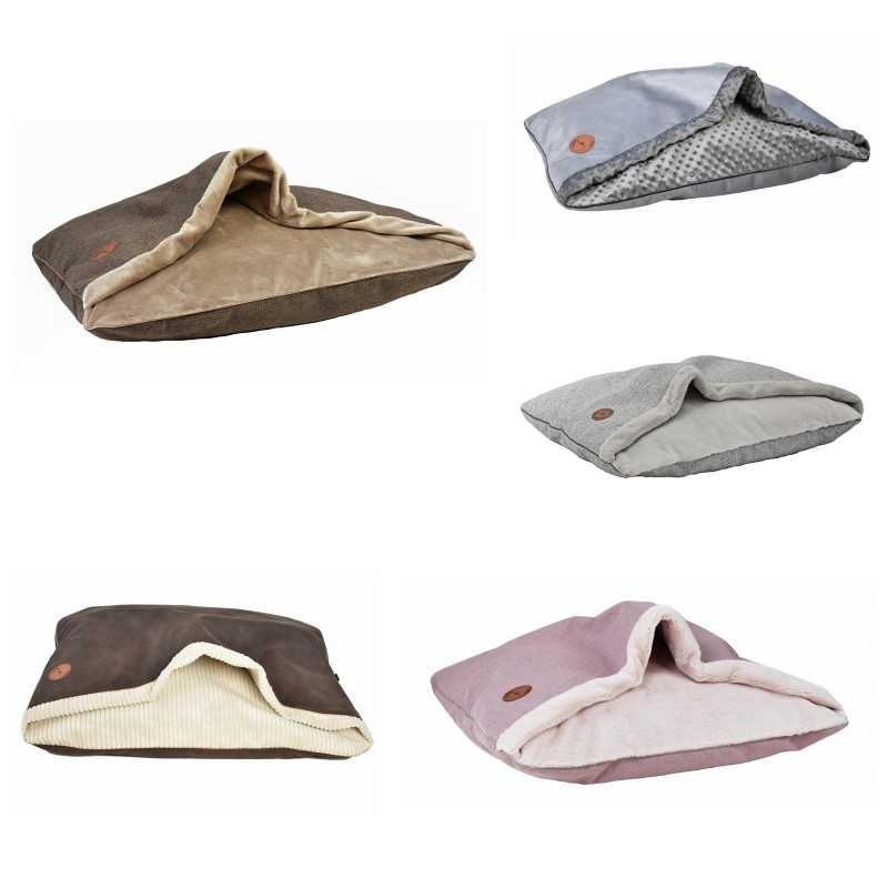 Hundebett mit Kapuze waschbar Hundehöhle Hundekorb...