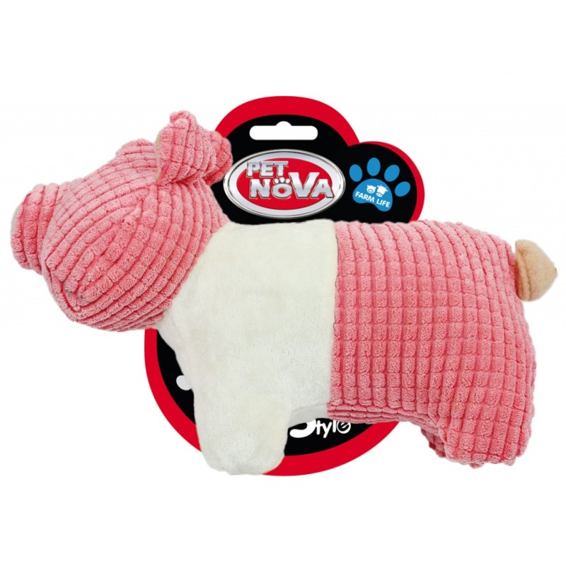Plüschtier für Hunde, 22 cm, Schweinchen