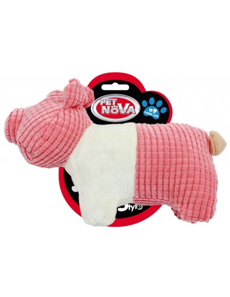 Plüschtier für Hunde, 22 cm, Schweinchen
