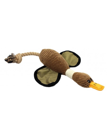 Hundespielzeug „Wildente“ – Quietschendes Plüschspielzeug, 45 cm