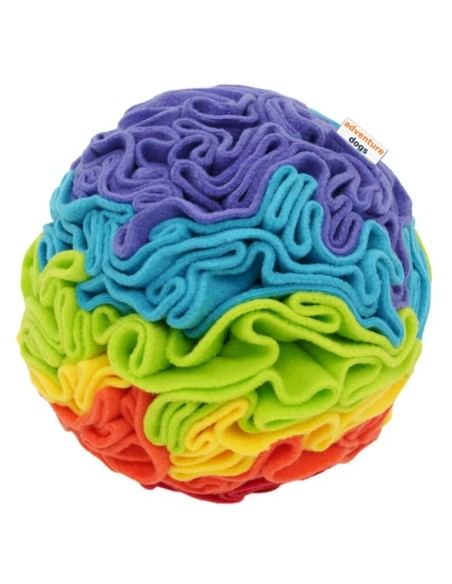 Schnüffelball Regenbogen für Hunde 20 cm XL