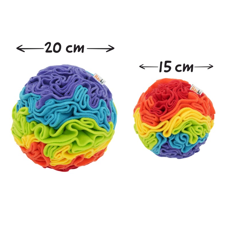 Schnüffelball Regenbogen für Hunde 20 cm XL
