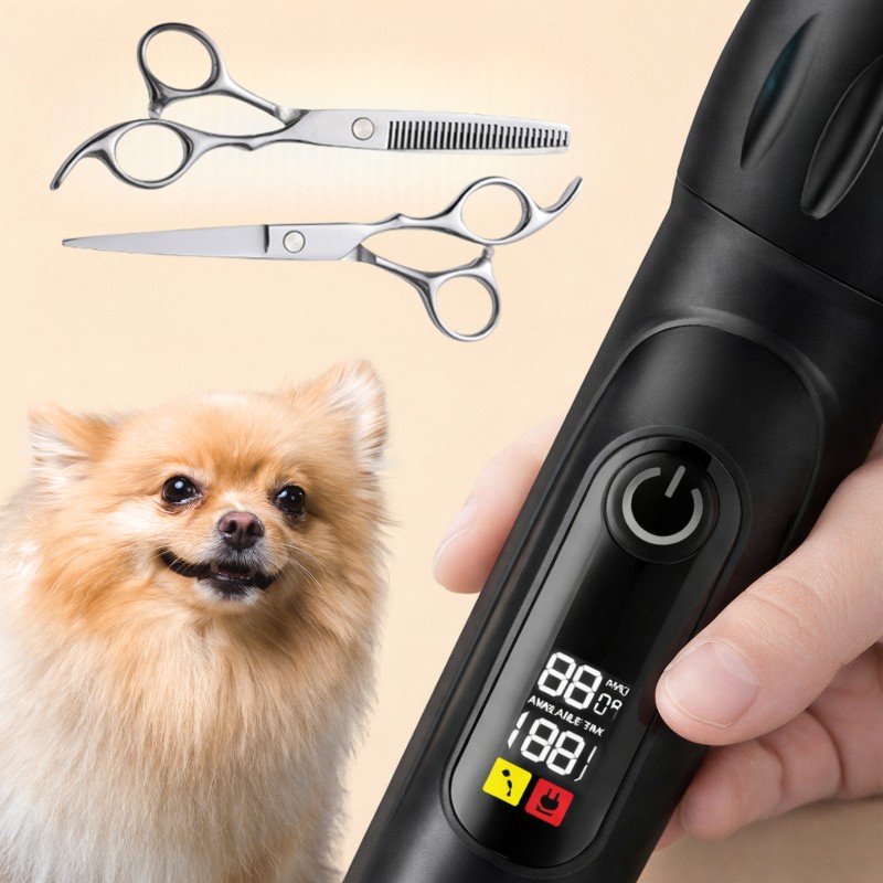 Leise Hundeschermaschine 18-in-1 mit Etui