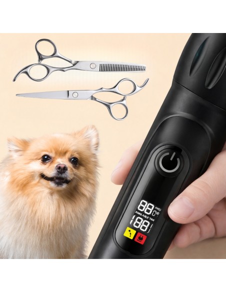 Leise Hundeschermaschine 18-in-1 mit Etui