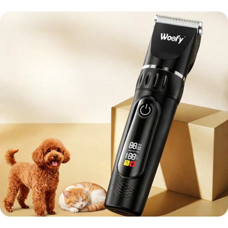 Leise Hundeschermaschine 18-in-1 mit Etui