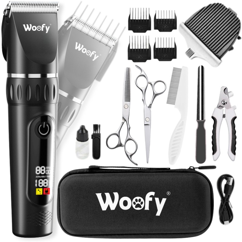 Leise Hundeschermaschine 18-in-1 mit Etui