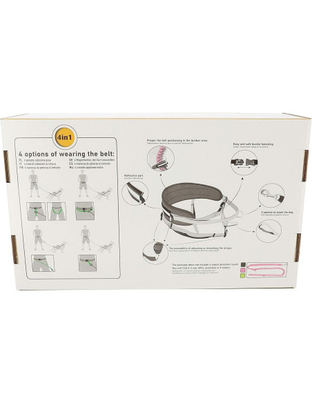 Canicross Komplett Lauf-Gürtel+Hundeleine