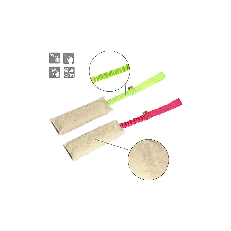 Dingo Beißwülste Wolle mit Griff Bungee