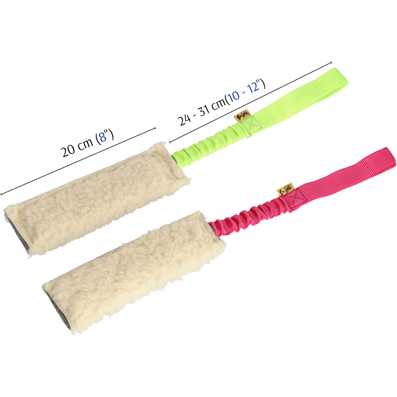 Dingo Beißwülste Wolle mit Griff Bungee