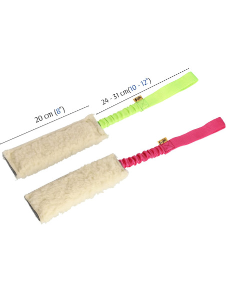 Dingo Beißwülste Wolle mit Griff Bungee