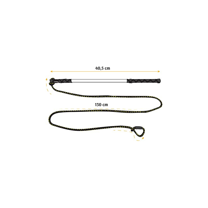 Dingo Angelrute Spielzeug mit Schnur Mop Orange...