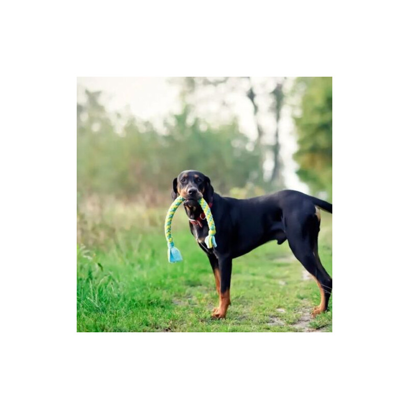 Hund Schlepper Fleece geflochten mit Schwänzen...