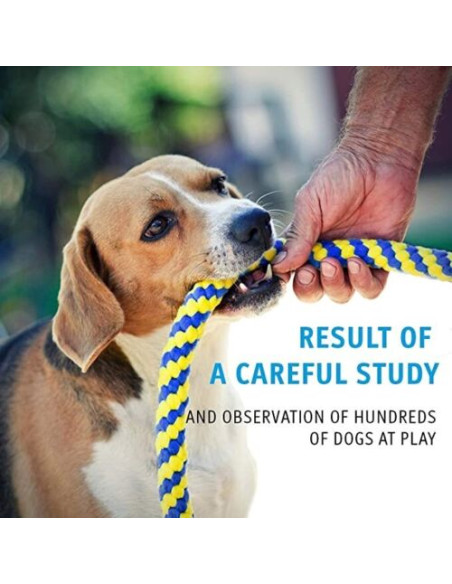 Hund Schlepper Fleece geflochten mit Schwänzen 60 cm