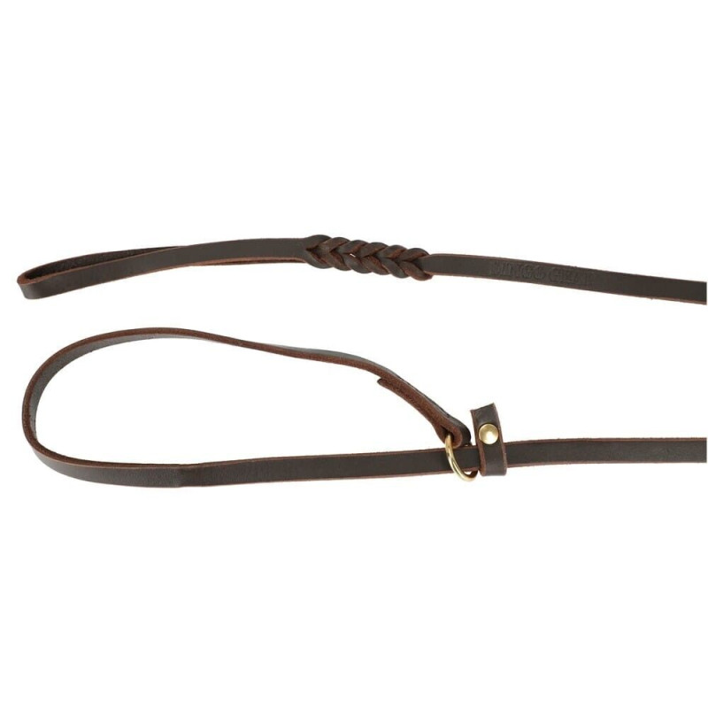 Führleine aus weichem Leder