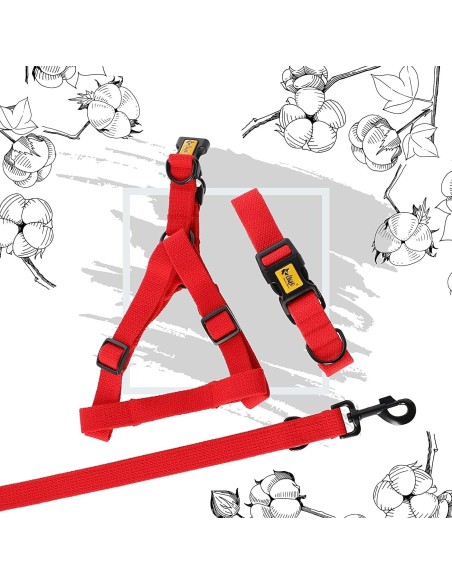 Hundegeschirr 'fred' Walk-in/Step-in aus Baumwollband