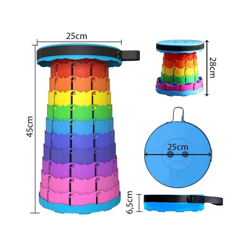 Tragbarer Klappstuhl Klapphocker Verstellbarer...