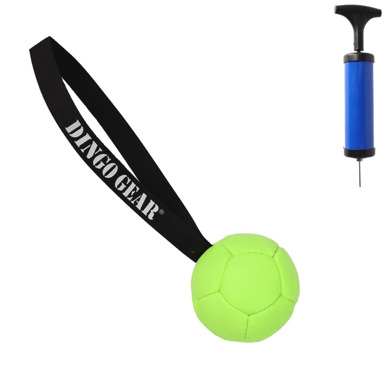 Hundespielzeug Trainings Ball aus Eco Leder mit Pumpe